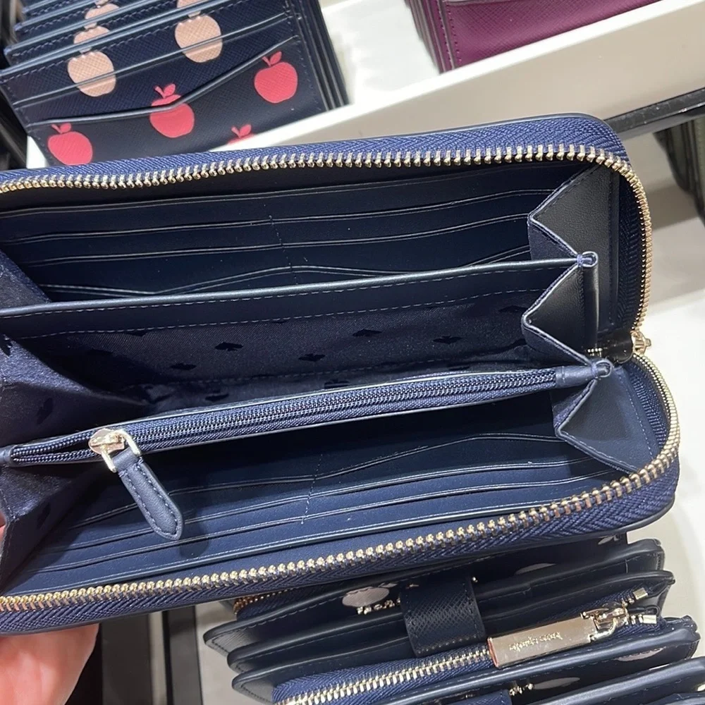 Kate Spade Staci Large Red Apple Continental Wallet Multi